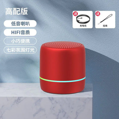 Portable Bluetooth Speaker with AI Voice and Lights