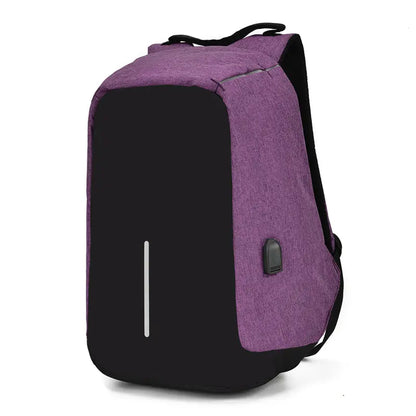 Fashion Anti-Theft Multi-Function USB Backpack for Men